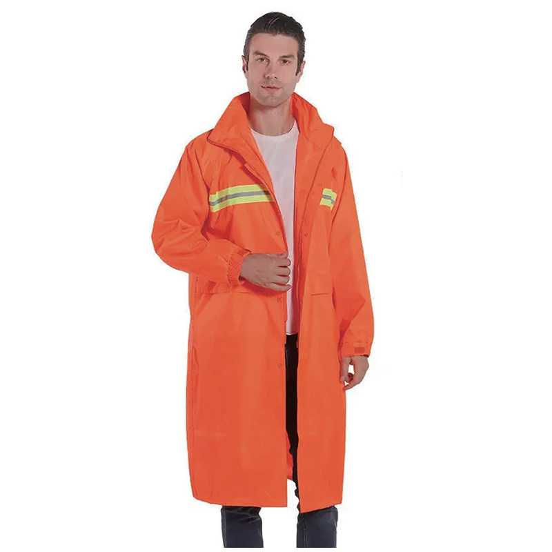 PVC regenjaspak met reflecterende lijnen
